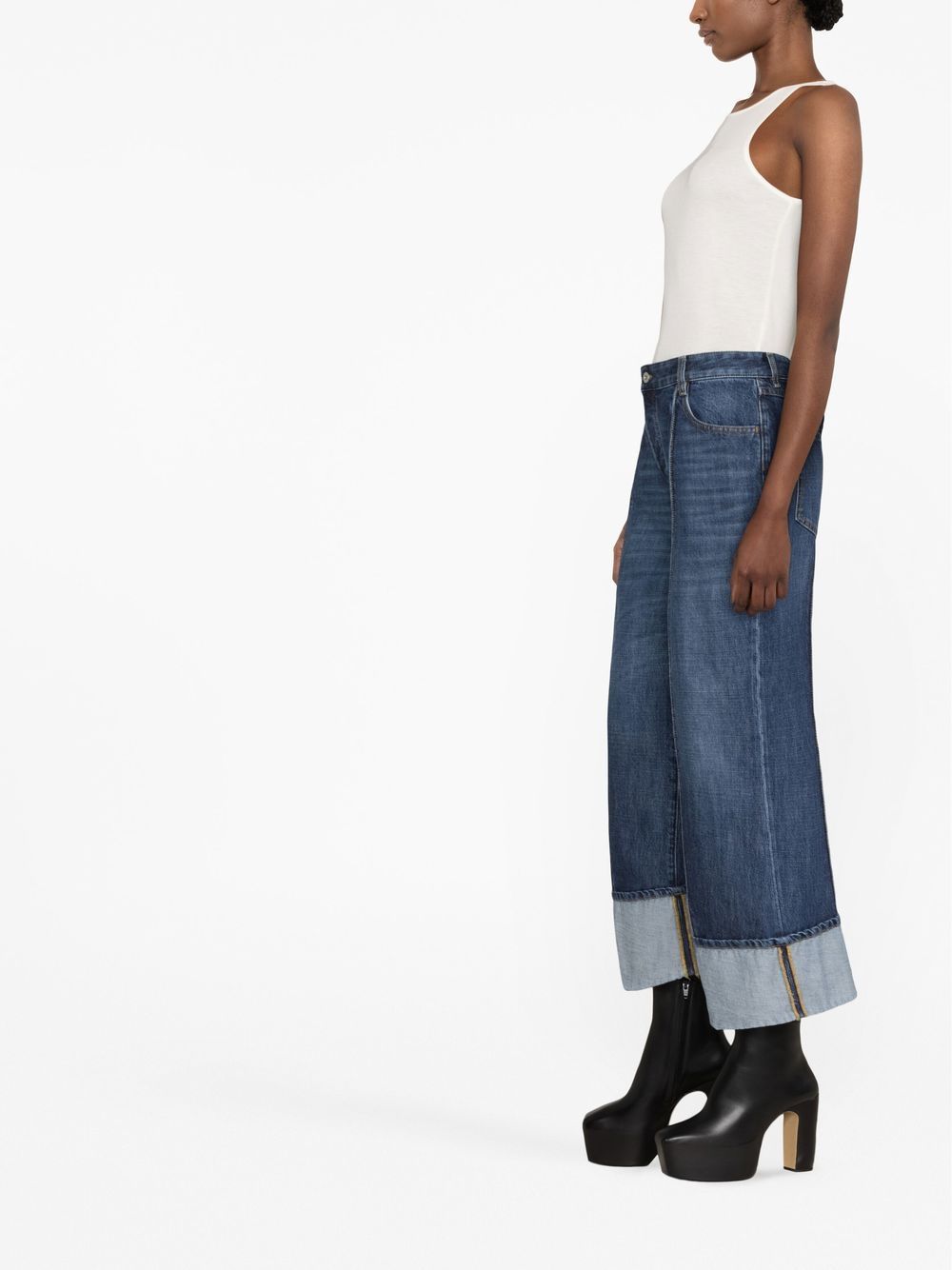 BOTTEGA VENETA Curve Denim Light Blue